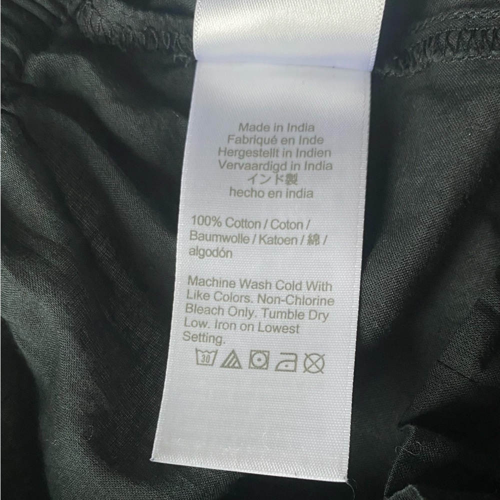 J Crew Cotton voile ruffle beach short black small - Picture 10 of 15